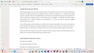 Derecho Procesal del Trabajo 240212 [upl. by Edwards]