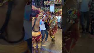 karmanghat Sathish Pothraj amp ganesh Pothraj dance at Ibrahimpatnam bonalu [upl. by Hanaj]