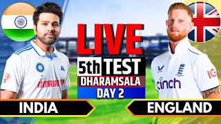 India vs England 5th Test  India vs England Live  IND vs ENG Live Score amp Commentary Session 3 [upl. by Notlim]