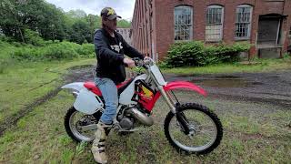 1997 HONDA CR500R 3RD GEAR HOLESHOTS BEST MX BIKE EVER [upl. by Eilrebmik694]