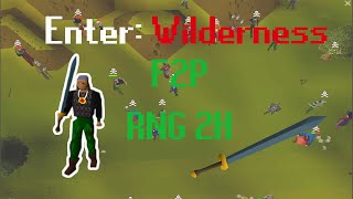 CHEAPEST amp EASIEST Way to Learn PKing  OSRS F2P Range 2H Pking  L2PK Ep2  Old School Runescape [upl. by Annaiuq352]