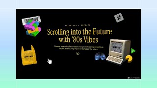 Build along to create an ’80s vibes scroll experience Part 1 [upl. by Scuram916]