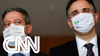 Lira e Pacheco divergem sobre emendas de relator  JORNAL DA CNN [upl. by Berghoff]