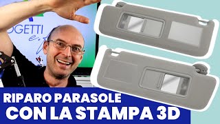 Stampa 3D passopasso creazione di un pezzo in PETG per auto [upl. by Bicknell]