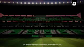 Benito Villamarín Virtual 3D Stadium Recreation for Virtual Reality by BeFootball [upl. by Letha]