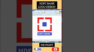 HDFC BANK LOGODESIGN IN MSPAINTmspaintmspaintdrawingcomputerdrawingcomputerpaintviralshortskid [upl. by Wyn]