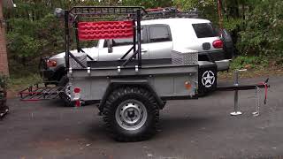 Overlanding Bugout Trailer Build M416 Trailer Part 11 [upl. by Aimat]