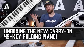 The World’s Most Portable Keyboard Just Got Smaller  CarryOn 49Key Folding Piano [upl. by Yessydo]