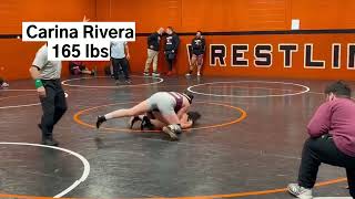 Carina Rivera Wrestling Highlights [upl. by Kcin701]