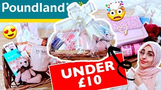 OMG WHAT POUNDLAND CHRISTMAS HAMPER UNDER A TENNER 🎁  😏 HERES HOW 🤫 [upl. by Naujek477]