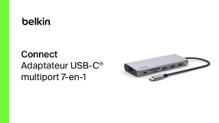 Adaptateur USBC® multiport 7en1 7 ports puissants [upl. by Lalaj]