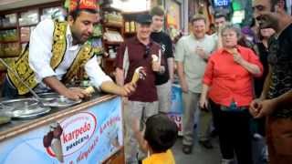 Smooth Tricks of a Turkish Ice Cream Parlor [upl. by Olenka]