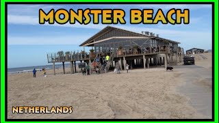 MONSTER BEACH IN NETHERLANDS  4K [upl. by Enoryt]