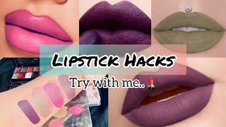 Mixing quotlipsticksquot to create Top 4 lipstick shades for Indian Skin Tone  Color mixing techniques [upl. by Ayel]