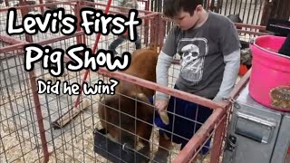 First 4H Pig Show [upl. by Eneg]