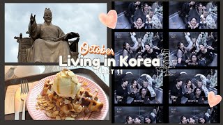 VLOG Living Alone in Korea 11  gwanghwamun dongmyeo fall festivals pocha han river noraebang [upl. by Gemina395]