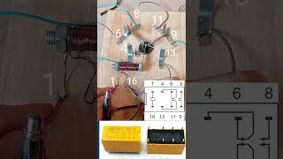 Scheme and how the relay circuit works relayprojecteksperimenshorts [upl. by Chuck]