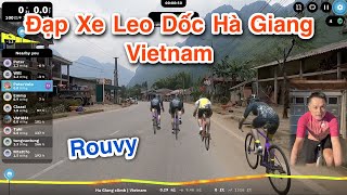 Đạp Xe Leo Dốc Hà Giang Vietnam Với Game Rouvy [upl. by Floeter321]