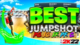 BEST JUMPSHOT IN NBA 2K22 CURRENT GEN amp NEXT GEN FOR EVERY POSITION amp PLAYER BUILD  BADGES amp TIPS [upl. by Seaton752]