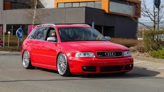 Audi RS4 B5 compilation  Accerelations  Flames  Bangs  Sounds [upl. by Corrinne]