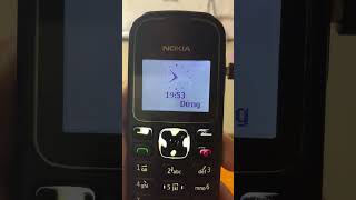 Nokia 1280  Speaking clock in Vietnamese shorts [upl. by Enegue]