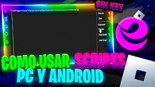 NUEVO EJECUTOR SIN KEY PARA ANDROID Y PC 2024  COMO USAR SCRIPTS EN ROBLOX [upl. by Otrebmal]