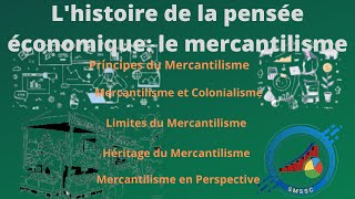 lhistoire de la pensée économique le mercantilisme expliqué [upl. by Hillegass910]