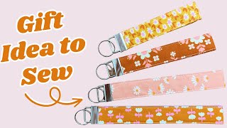 Key Fob Wristlet Sewing Tutorial [upl. by Medwin]