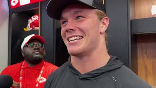 INSIDE THE LOCKER ROOM Chiefs RB Carson Steele After Big Preseason Performance vs Bears [upl. by Hortensia]