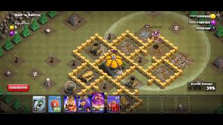 GRAND WARDEN LEVEL 20 VS GOLBIN BASE  BAIT N SWITCH CLASH OF CLANS [upl. by Correna]