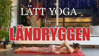 Nybörjarvänlig yoga för ländryggen [upl. by Eb]