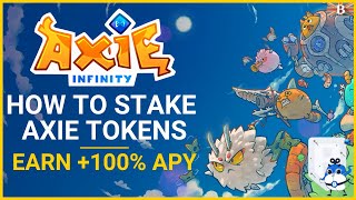 How to Stake Axie Infinity AXS Tokens with Ronin Wallet amp Binance [upl. by Candis345]