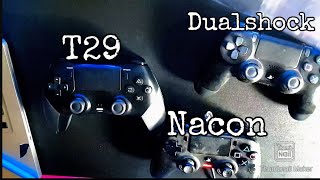 T29 vs Nacon vs Dualshock Ps4 Controller Review [upl. by Costanza]