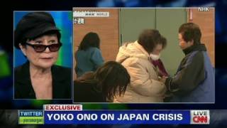 CNN Official Interview Yoko Ono on Japans resilience [upl. by Eiramrebma757]