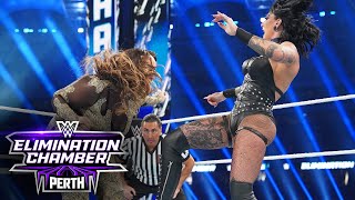 Rhea Ripley vs Nia Jax – Women’s World Championship Match WWE Elimination Chamber 2024 highlights [upl. by Ita62]