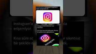 sondakika instagram erişim engeli kaldırıldı [upl. by Adali]