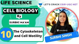 The Cytoskeleton and Cell Motility  Cell Biology  Target CSIRUGC NET 20202021  Surbhi [upl. by Katharina]