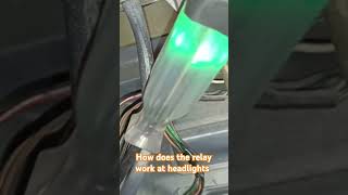 How does the relay work at headlights automobile automechanic car mechanic mecanic carrepair [upl. by Celine]