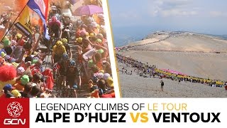 Alpe DHuez Vs Mont Ventoux Which Is The Toughest Most Legendary Climb Of Le Tour De France [upl. by Swithbert]