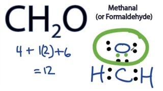 How to Draw the Lewis Dot Structure for CH2O Formaldehyde [upl. by Hamo662]