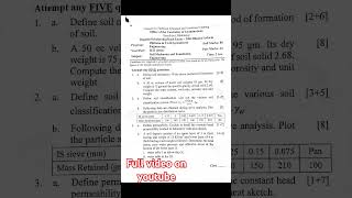 Soil mechanics and foundation 208182RB😱❤️😱🤣🤫🤫trending shortsviral shorts [upl. by Hamburger]