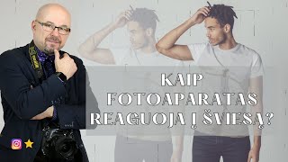 Kaip Fotoaparatas Reaguoja Į Šviesą  Dobrovolskio Fotografijos Kursai [upl. by Ardnauqal]