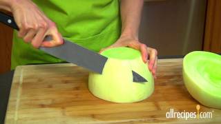 How to Cut and Seed Melons [upl. by Ahpla]