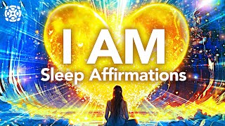 Positive Affirmations for Sleep quotI AMquot Worthy Capable Loved [upl. by Notsuh]