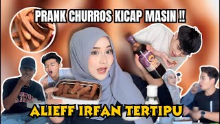 PRANK CHURROS KICAP GARAM  ALIEFF IRFAN amp AI TEAM TERTIPU [upl. by Yssak144]