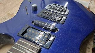 Restoring an abandoned Ibanez GIO electric guitar [upl. by Aset]