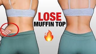 MUFFIN TOP WORKOUT 10 MINUTES  LOSE LOVE HANDLES  Celamarr [upl. by Raybourne]