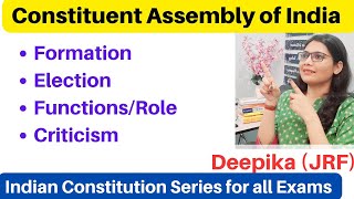 Constituent Assembly of India  Making of the Indian Constitution [upl. by Anilra]