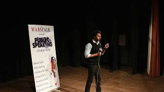 Fear  Vivek IAS Aspirant  Grand Public Speaking Championship [upl. by Anele967]