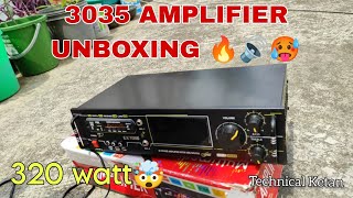 3035 Amplifier unboxing 🔥🔊amplifier speaker soundsystem [upl. by Manus283]